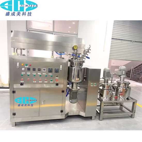 300L Vacuum Emulsifying Homogenizer Mixer Vacuum Emulsify Mixer for Onitment and Cream